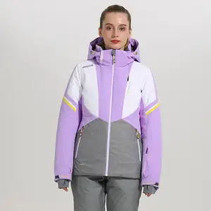 OEM сервис изготовленные на заказ женские лыжные куртки новейший стиль профессиональные водонепроницаемые лыжные куртки