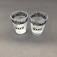 Verres à shot d'Halloween en plastique rigide transparent avec LED activée par le liquide