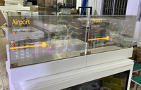 Layar Video Wall OLED Horizontal Transparan 55 inci 2x2 Baru dengan Resolusi UHD dan Sentuhan Inframerah untuk Tampilan Iklan Artistik