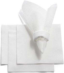 Benutzer definierte <span class=keywords><strong>2</strong></span>/<span class=keywords><strong>3</strong></span>-lagige Bastel papier umwelt freundliche biologisch abbaubare Hochzeits essen Servietten mit bedrucktem Logo Weiß - Product Image 2