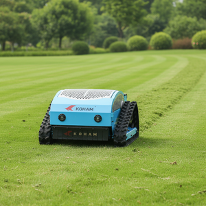 21-inch High-Power <b>Remote</b> <b>Control</b> Lawn <b>Mower</b> KH-LM2421 Brushless Vertical Axis Oil-electric Hybrid Rubber <b>Track</b> Orchard Mowing K - Product Image 5