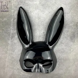 Masque de lapin ChristmasBar mascarade lapin fille masque d'oreille Halloween Anime masque enfants visage fête Cosplay