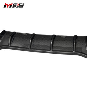 Diffuseur de pare-chocs arrière pour VW <span class=keywords><strong>Golf</strong></span> <span class=keywords><strong>8</strong></span> <span class=keywords><strong>Golf</strong></span> <span class=keywords><strong>8</strong></span>.5 Gti R Line <span class=keywords><strong>Gte</strong></span> CS Style Lèvre arrière en fibre de carbone - Product Image 2