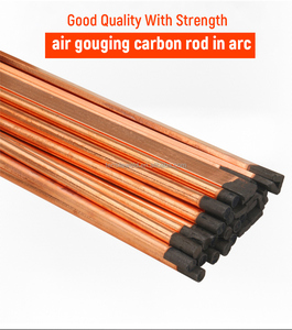 Sortie d'usine Cuivre Enduit Gouging Carbone Joint Soudage Carbone Tige Carbone Gouging Tiges Électrodes - Product Image 2