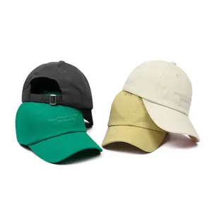 ユニセックスブランク刺繍パパキャップカスタム非構造刺繍スポーツプライベートラベルマルチカラー野球帽