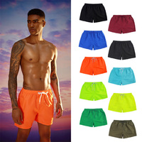 Concevez votre propre Polyester Spandex Athletic Workout Blank Casual Shorts Maillots de bain Shorts de plage personnalisés pour hommes