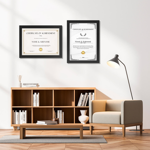 Gran oferta 8,5x11 Diploma de alta definición y marco de <span class=keywords><strong>fotos</strong></span> de certificado al por mayor MDF Premios de Honor marco de <span class=keywords><strong>fotos</strong></span> posado - Product Image 6