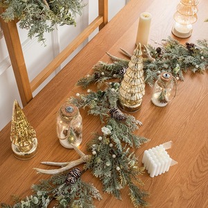 Guirlande personnalisée Décoration <span class=keywords><strong>de</strong></span> porte <span class=keywords><strong>de</strong></span> Noë<span class=keywords><strong>l</strong></span> Décoration <span class=keywords><strong>de</strong></span> plantes artificielles <span class=keywords><strong>pour</strong></span> cheminée Décoration <span class=keywords><strong>de</strong></span> printemps et d'été <span class=keywords><strong>pour</strong></span> la maison <span class=keywords><strong>Couronne</strong></span> - Product Image 2
