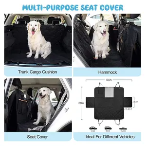 Backseat Dog Waterproof Scratchproof Nonslip Cover Protector Pet Car Seat Cover Personalized Customized Brand Logo 100 Pcs JANYO