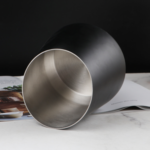 Venditore caldo 2024 di alta qualità in acciaio inox a parete singola in metallo secchiello per il ghiaccio champagne birra secchi per esterni barile di ghiaccio - Product Image 3