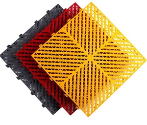 Carreaux de sol en plastique pour garage Car Beauty 4s Shop Drain Grid Floor - Product Image 4