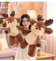 Boneka Rusa Lari Warna-Warni Ukuran Campur Isi Kapas PP Super Lembut 40-60cm Hadiah Ulang Tahun Liburan Pasangan Mesin Cakar Penghibur