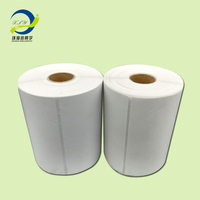 40*30mm * 800pcs/rouleau Offre Spéciale vente directe d'étiquettes autocollantes adhésives découpées en rouleau de papier autocollant thermique vierge impression directe blanc