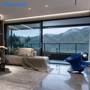 Qiguang nfrc ประตูบานเลื่อนพายุเฮอริเคน, ประตูบานเลื่อนกันลมสำหรับใช้ในครัวเรือนประตูสไลด์อลูมิเนียมเคลือบสองชั้น - Product Image 4