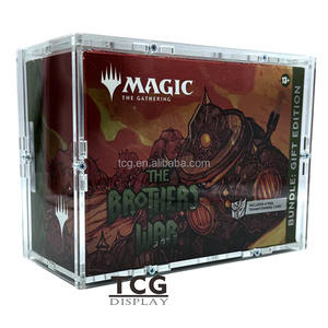 TCG tùy chỉnh rõ ràng UV bảo vệ acrylic hiển thị cho ma thuật: Các tập hợp Hoang Dã của eldraine Booster box với nam châm Nắp Acryl trường hợp - Product Image 1