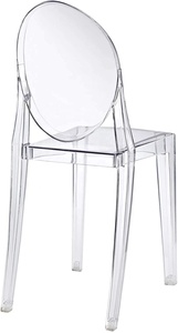 <span class=keywords><strong>Chaise</strong></span> empilable moderne en acrylique Modway Casper pour cuisine et salle à manger, style nordique, <span class=keywords><strong>chaise</strong></span> transparente en résine fantôme - Product Image 4