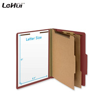 10/paquet 2 Pouces Tyvek Expansions Lettre Taille 2 Diviseur Durable 2 Broches Rouge Brique Couleur Classification Bureau Rapports dossiers
