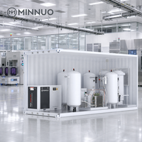Générateur d'azote PSA à faible coût MINNUO, capacité 40 Nm/h, pureté 99,9 %, pour l'industrie de l'entreposage et du transport