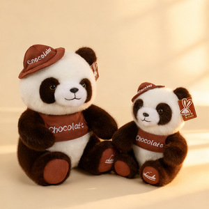 Peluche Panda Marrone Carino, Bambola di Peluche, Cuscino, Regalo, Vendita all'Ingrosso - Product Image 5