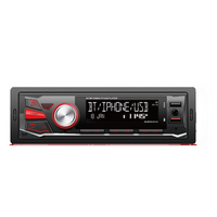 Amplificador Estéreo Hi-Fi, Reproductor MP3 Extraíble para Auto con Transmisor USB FM BT, Control Remoto, Cable ISO