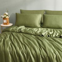 Vente en gros impression numérique 100% bambou tissu King Queen Size housse de couette ensemble de housse de couette hôtel