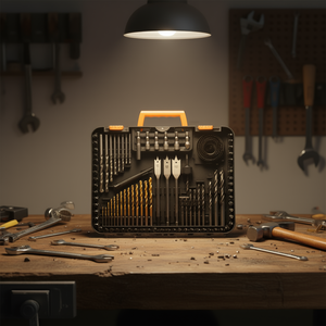 Jeu de forets polyvalents avec étui, tige hexagonale, 118 degrés, pour métaux non ferreux, 100 pièces - Product Image 2