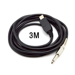 Câble de guitare USB de 3 mètres, câble de connexion de guitare électrique à interface audio d'ordinateur pour l'enregistrement et l'amplification - Product Image 2