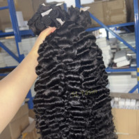 Lots de Cheveux Bouclés Naturels Bruts Cambodgiens et Birmans, Expédition Rapide, Extensions de Cheveux Humains Bruts Alignés dans le Sens de la Cuticule, Vente en Gros de Cheveux Bruts Vietnamiens