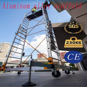 Hot Selling Aluminum Alloy Mobile <strong>Extension</strong> Scaffolding Multifunctional Telescopic Scaffolding <strong>Tower</strong> - Product Image 3