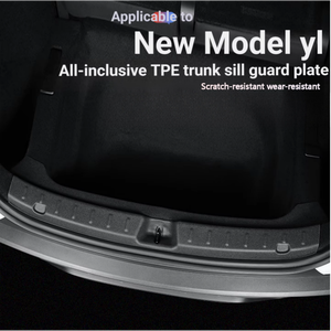 Plaque <span class=keywords><strong>de</strong></span> protection <span class=keywords><strong>de</strong></span> <span class=keywords><strong>seuil</strong></span> <span class=keywords><strong>de</strong></span> coffre arrière pour Tesla Model 3 / Y / YL (version restylée) – Bande <span class=keywords><strong>de</strong></span> protection et coussinet <span class=keywords><strong>de</strong></span> modification - Product Image 2