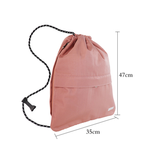 Sac à dos léger de voyage en gros avec cordon de serrage, sacs de sport et de basketball imperméables à cordon, sacs réutilisables à cordon de serrage - Product Image 3