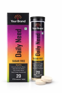 Tabletas Efervescentes Multivitamínicas OEM – Bienestar Diario, Apoyo Inmunitario y Antioxidante, Sin Azúcar (20 Tabletas) - Product Image 3
