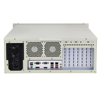 Caja de PC Industrial IPC510H 4U para Montaje en Rack de 19 Pulgadas, Compatible con Placas Base MAX ATX de 12" x 9.6", Fuente de Alimentación Estándar PS2 para Control y Monitoreo