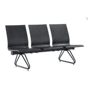 Silla de aeropuerto de alta calidad, banco de espera de 5 plazas con cojín de PU para terminal de aeropuerto, vestíbulo de hospital. - Product Image 2