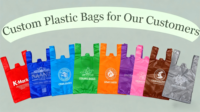 Sacs en plastique personnalisables pour t-shirts, sacs de courses, sacs cabas, sacs en plastique imprimés sur mesure