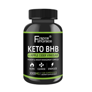 Extractos Vegetales KETO de Alta Potencia que Apoyan el Aumento de los Niveles de Cetonas en la Sangre para Hombres y Mujeres, 120 Cápsulas KETO BHB - Product Image 1