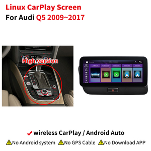 Krando Linux Wireless Car <span class=keywords><strong>Play</strong></span> Android Auto Car Multimedia Pantalla para Audi Q5 2009-2016 Unidad principal Pantalla táctil - Product Image 6