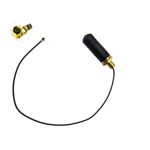 ll Stubby Antenna 2.4ghz WLAN <b>Wifi</b> Wireless 21mm UFL / Male,etc Pigtail <b>Cable</b> and Flying Leads Black,white 50ohm - Product Image 1