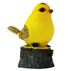 Figura de pájaro <span class=keywords><strong>amarillo</strong></span> de poliresina, gran oferta - Product Image 2