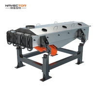Séparateur vibrant linéaire à mailles série NLS pour gravier, tamis haute efficacité pour calcaire, machine de criblage et de filtration vibrante, moteur inclus