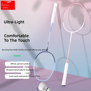 Ensemble de <span class=keywords><strong>raquettes</strong></span> de badminton ultra-légères et durables pour adultes, kit d'entraînement prêt pour les matchs, volants inclus, directement de l'usine - Product Image 5