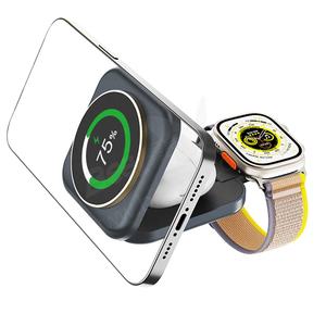 WOWCASE nuevo cargador rápido de 15W magnético plegable 3 en 1 cargador inalámbrico para iPhone 15 /IWatch / <span class=keywords><strong>AirPods</strong></span> / Samsung <span class=keywords><strong>Galaxy</strong></span> - Product Image 6