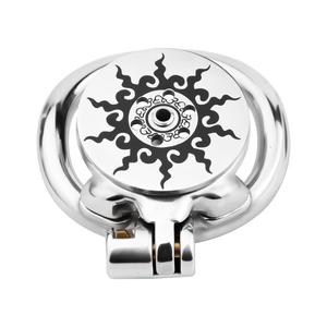 FRRK Sun desain kandang Penis pria perangkat kesucian dengan kateter Penis Pock <span class=keywords><strong>Cock</strong></span> <span class=keywords><strong>Cage</strong></span> BDSM produk kesucian untuk pria - Product Image 6