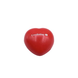 Vente en gros de jouets pour enfants, balle anti-stress en mousse PU en forme de cœur - Product Image 2