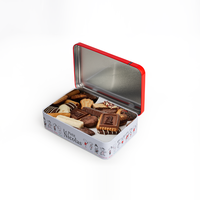 Boîte en fer de haute qualité, emballage personnalisé pour biscuits, boîtes en fer blanc