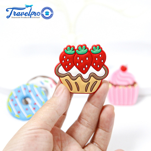 공장 도매 3D PVC 소프트 고무 도넛 모양 냉장고 자석 판촉 선물 냉장고 자석 - Product Image 6