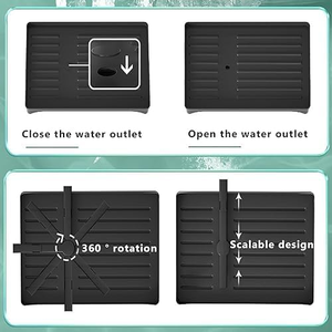 Escurridor de Platos Metálico de 2 Niveles Ecológico Desmontable para Fregadero con Tabla de Cortar, Soporte para Platos y Bandeja Escurridora para Tazas - Product Image 5