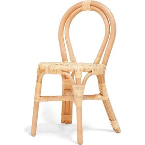 เก้าอี้เด็กทำมือจากหวายธรรมชาติทันสมัย น้ำหนักเบา ปลอดภัย เหมาะสำหรับห้องครัว งานวันเกิด งานอีเว้นท์ อุปกรณ์ประกอบฉากถ่ายภาพ ตกแต่งบ้าน - Product Image 1
