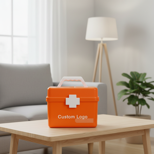 Dayanıklı Taşınabilir Plastik İlk Yardım Çantası Özelleştirilebilir Logo Renkli İlk Yardım Kutusu Filipinler İşyeri Okul Toplu Sipariş - Product Image 2