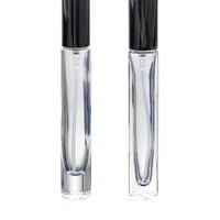 MUB Fond épais Vintage 10ml Mini Rond Carré Transparent Flacons de parfum rechargeables 10ml Échantillon de qualité Décantations de parfum en verre